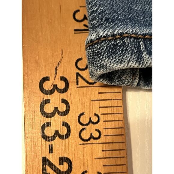 Judy Blue Wide Leg Stretch Jeans •11 /30• Med Wash Flare Relaxed 32” Inseam EXC - Picture 11 of 11